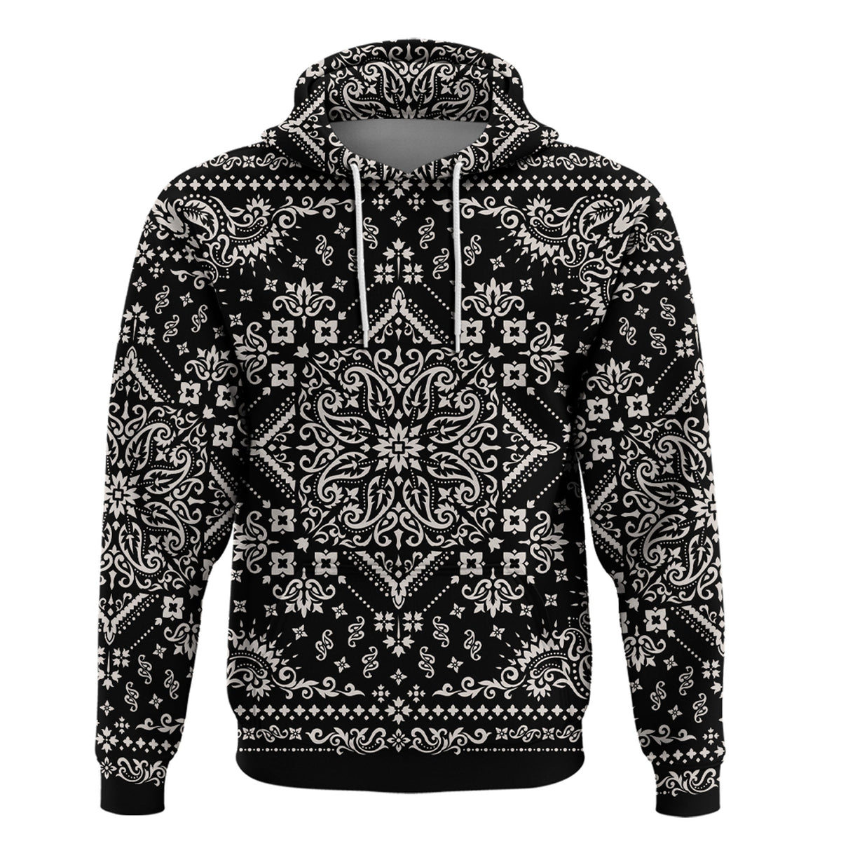 Paisley Bandana Hoodie Pattern Seamless Ver.41 RLT13 - Wonder Print Shop