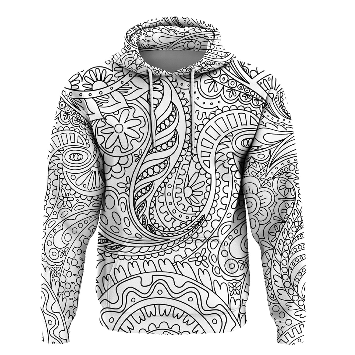 Paisley Bandana Hoodie Pattern Seamless Ver.38 RLT13 - Wonder Print Shop