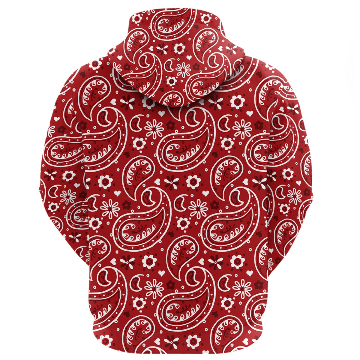 Paisley Bandana Hoodie Pattern Seamless Ver.65 RLT13 - Wonder Print Shop