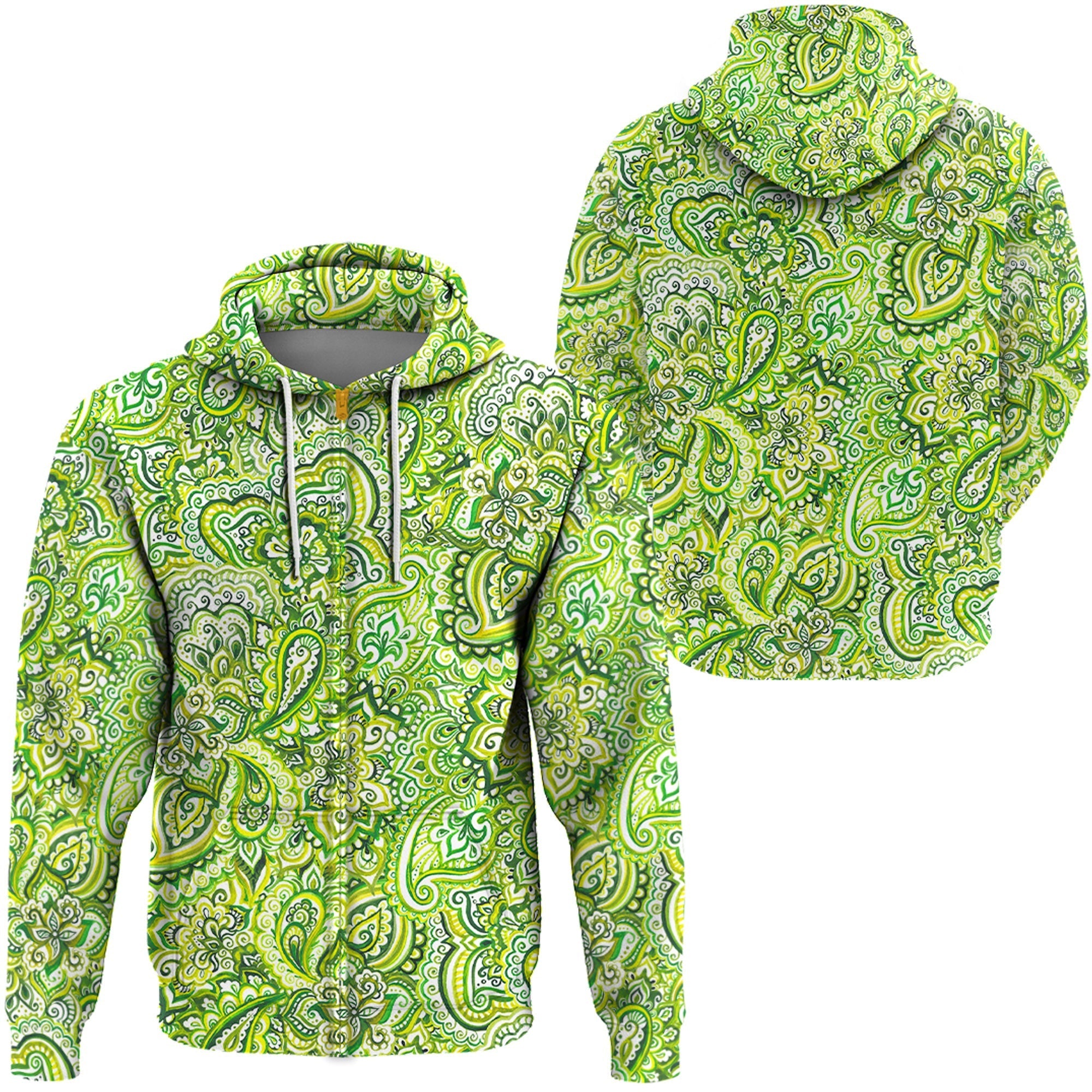 Paisley Bandana Hoodie Pattern Seamless Ver.53 RLT13 - Wonder Print Shop