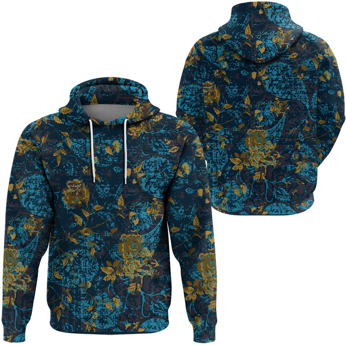 Paisley Bandana Hoodie Pattern Seamless Ver.23 RLT13 - Wonder Print Shop