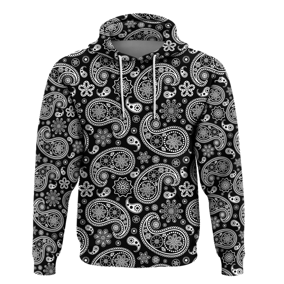 Paisley Bandana Hoodie Pattern Seamless Ver.35 RLT13 - Wonder Print Shop