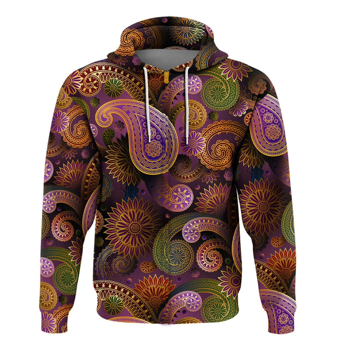 Paisley Bandana Hoodie Pattern Seamless Ver.48 RLT13 - Wonder Print Shop