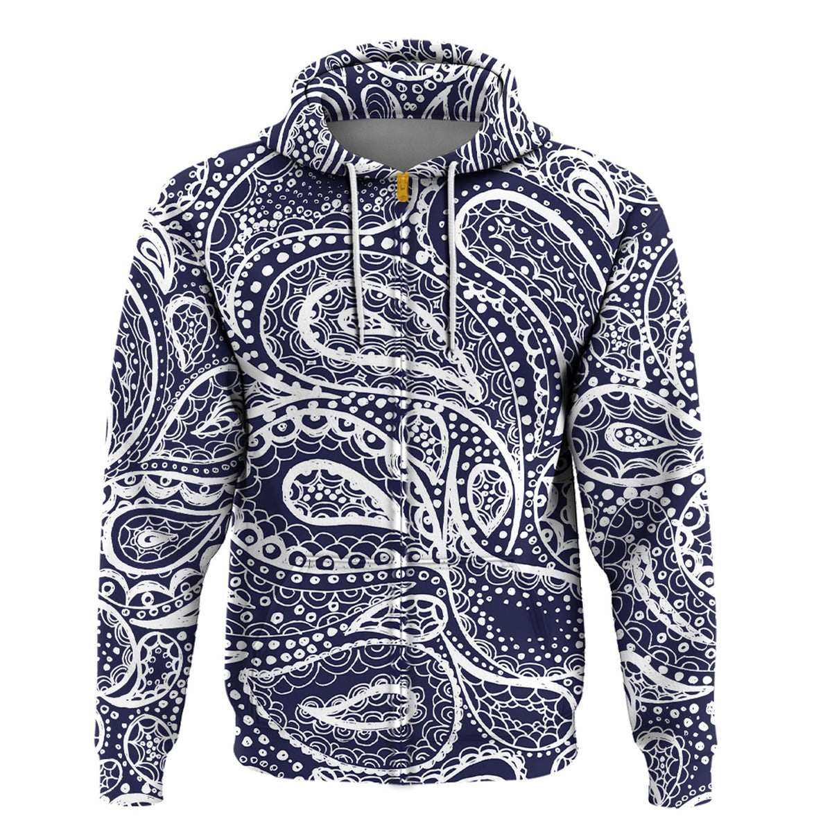 Paisley Bandana Hoodie Pattern Seamless Ver.40 RLT13 - Wonder Print Shop