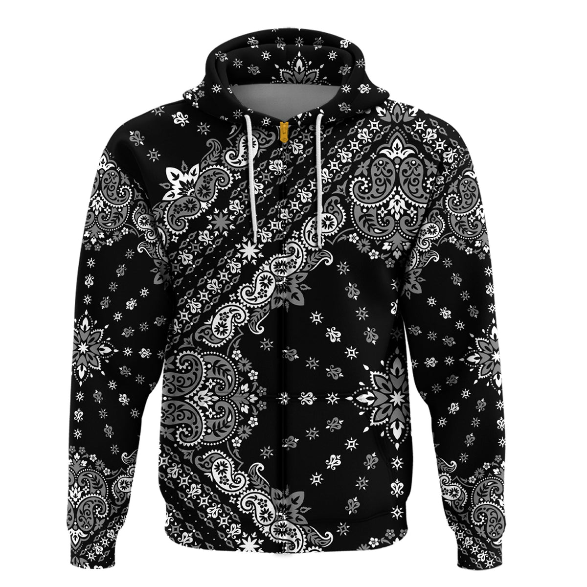 Paisley Bandana Hoodie Pattern Seamless Ver.52 RLT13 - Wonder Print Shop