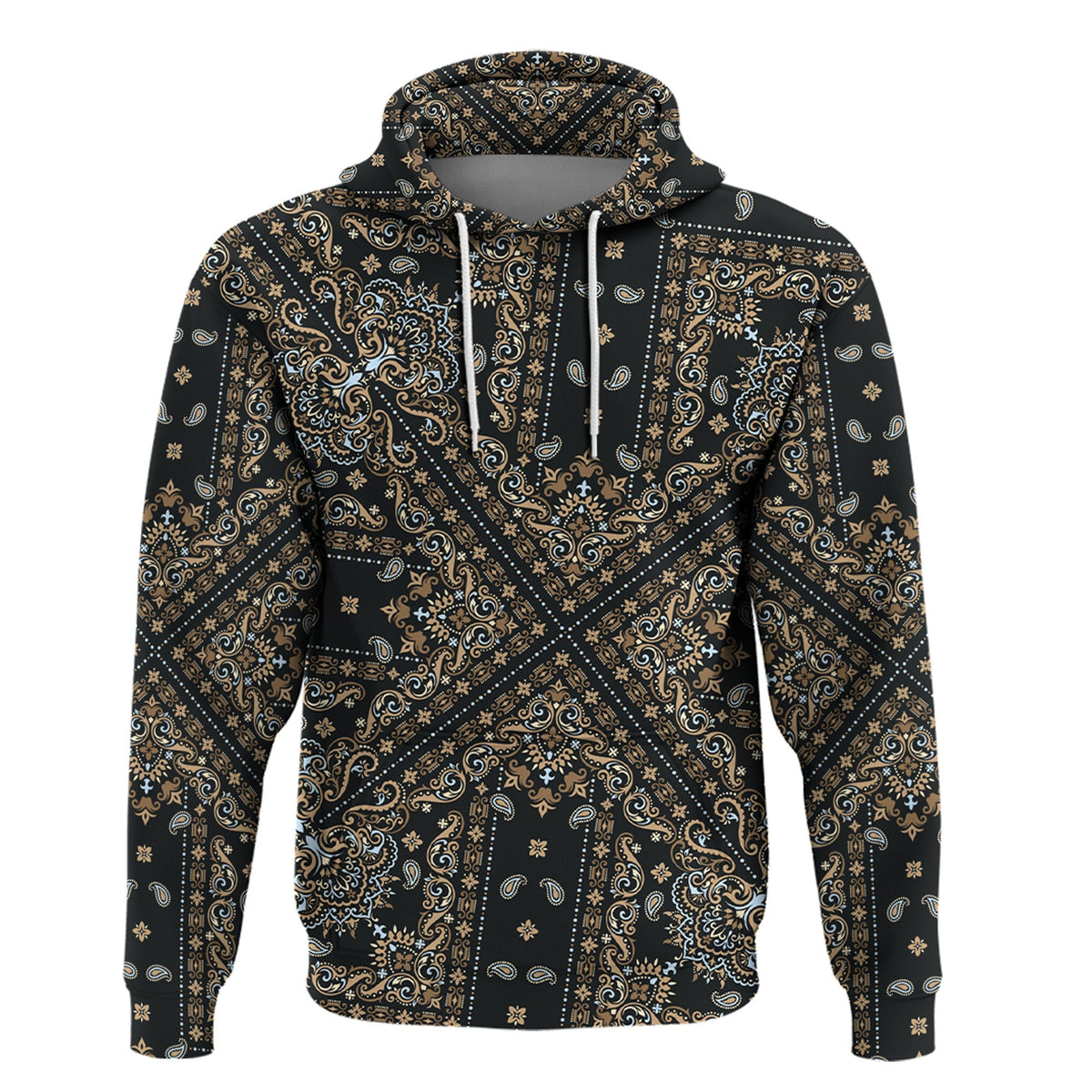 Paisley Bandana Hoodie Pattern Seamless Ver.46 RLT13 - Wonder Print Shop