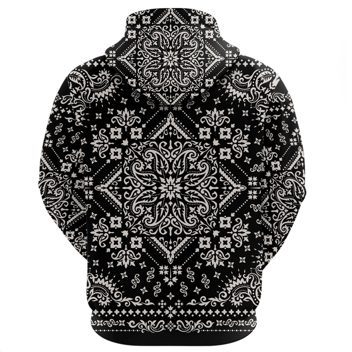 Paisley Bandana Hoodie Pattern Seamless Ver.41 RLT13 - Wonder Print Shop