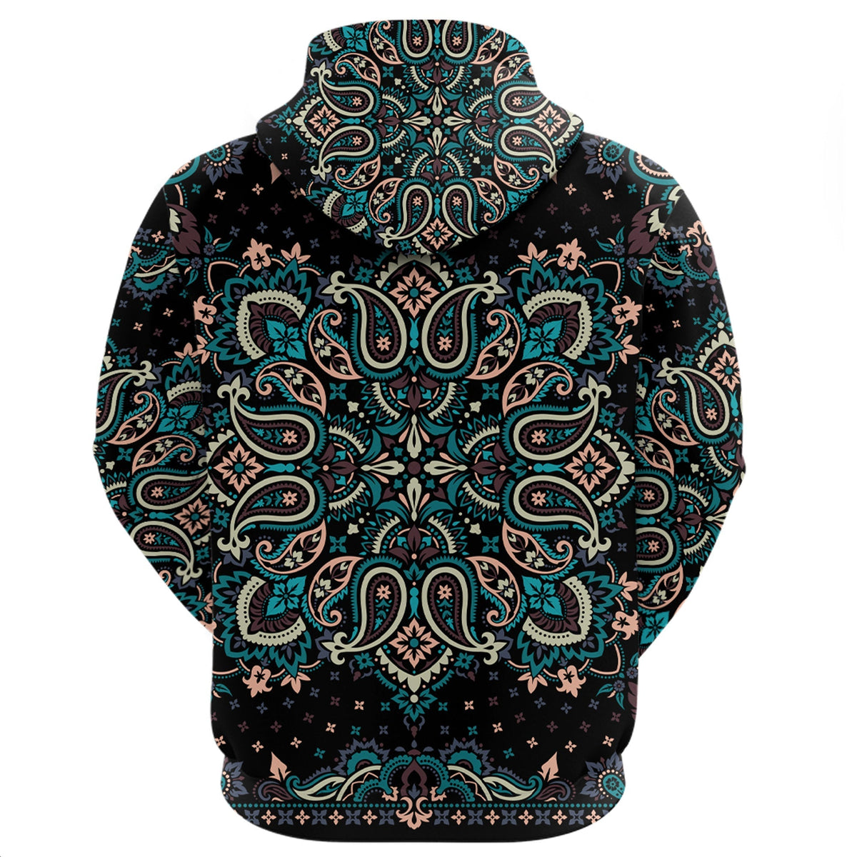 Paisley Bandana Hoodie Pattern Seamless Ver.32 RLT13 - Wonder Print Shop