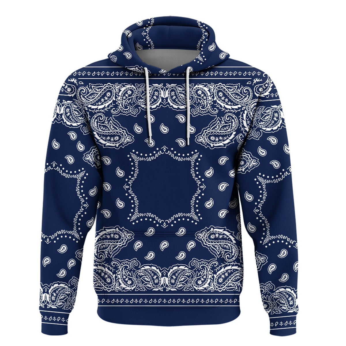 Paisley Bandana Hoodie Pattern Seamless Ver.20 RLT13 - Wonder Print Shop