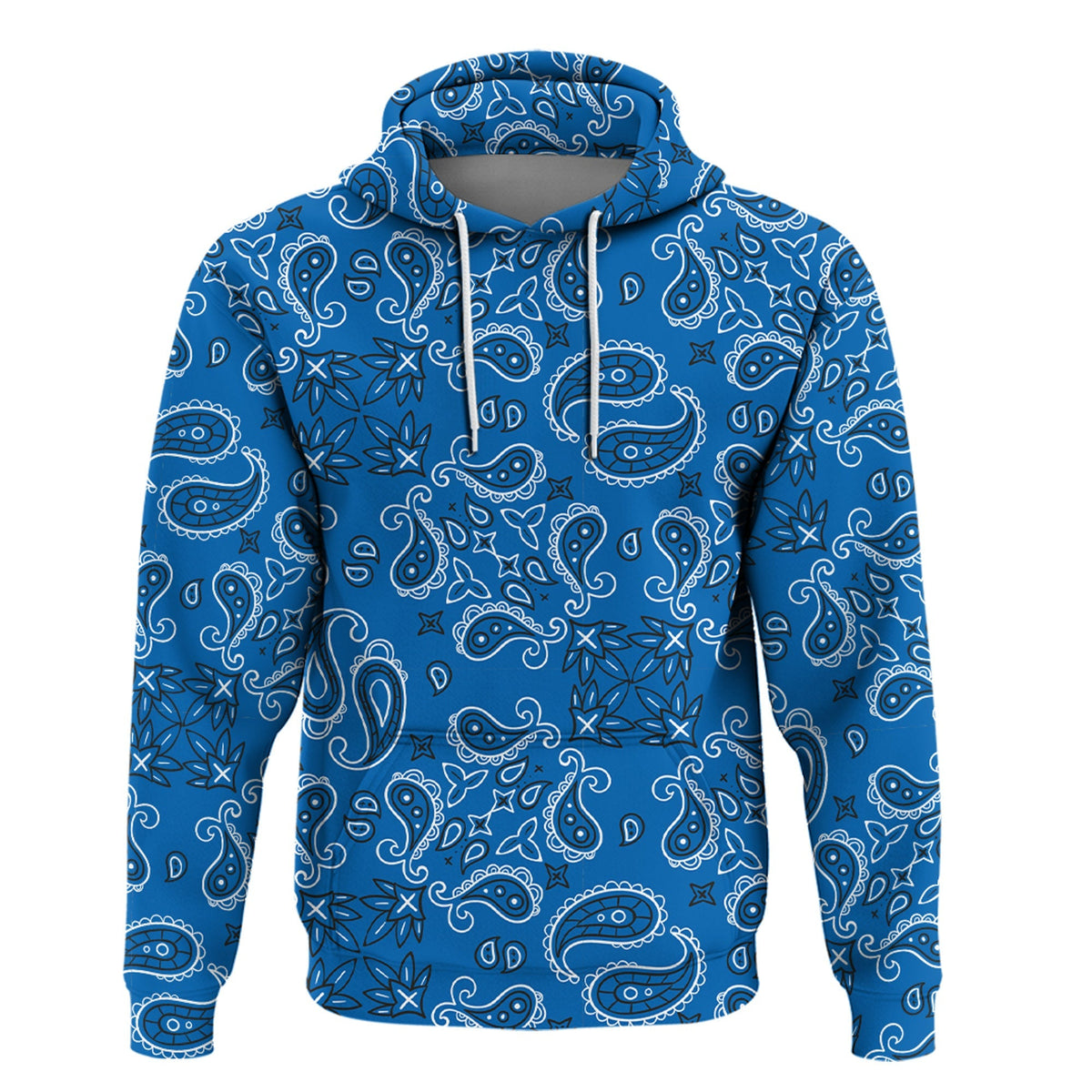 Paisley Bandana Hoodie Pattern Seamless Ver.25 RLT13 - Wonder Print Shop