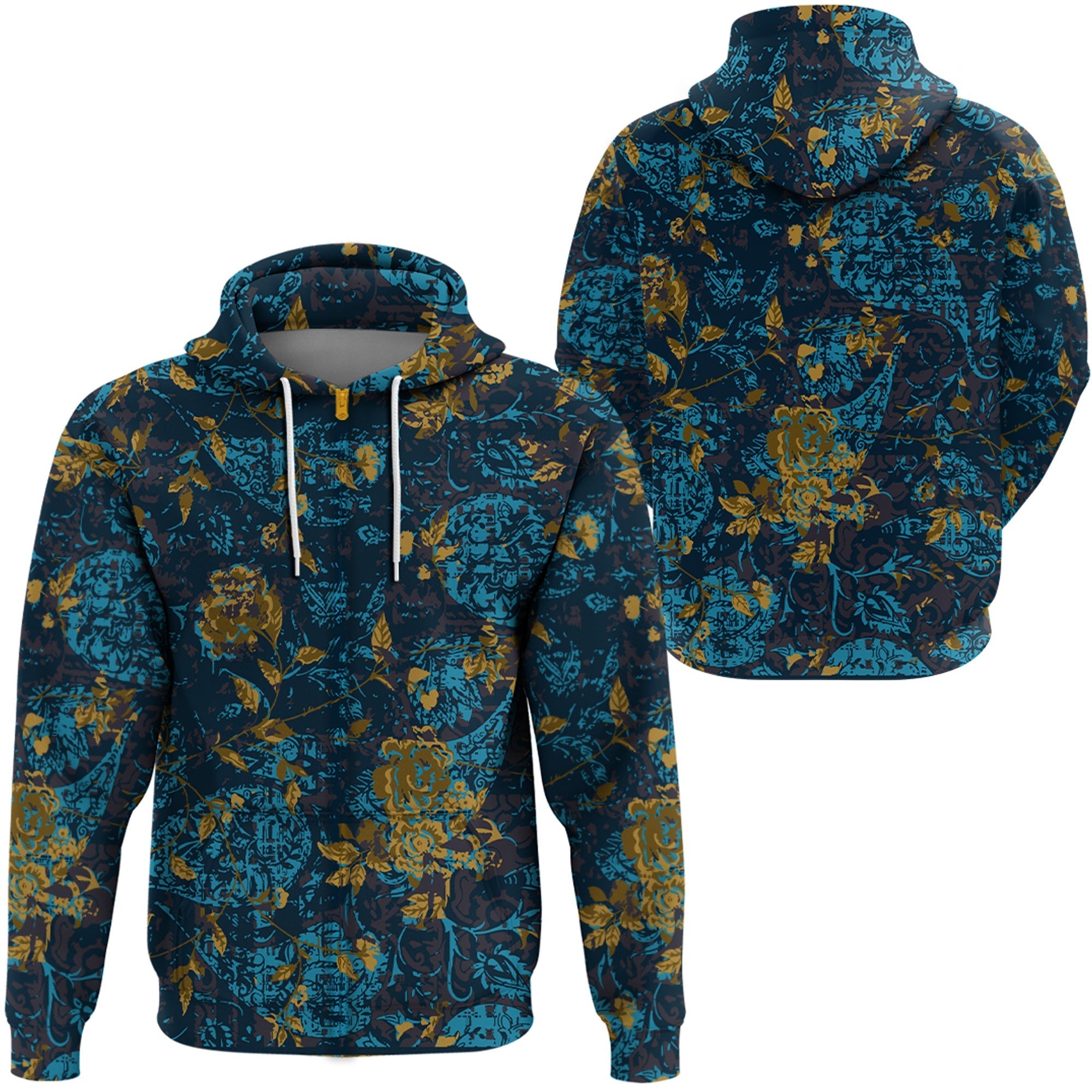 Paisley Bandana Hoodie Pattern Seamless Ver.23 RLT13 - Wonder Print Shop