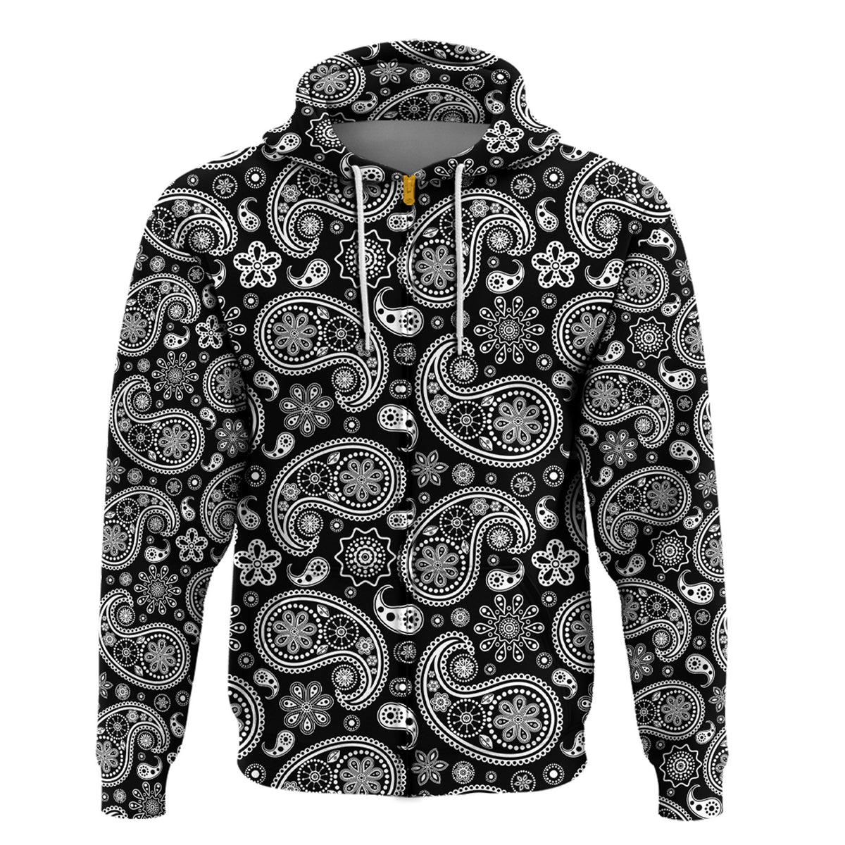 Paisley Bandana Hoodie Pattern Seamless Ver.35 RLT13 - Wonder Print Shop