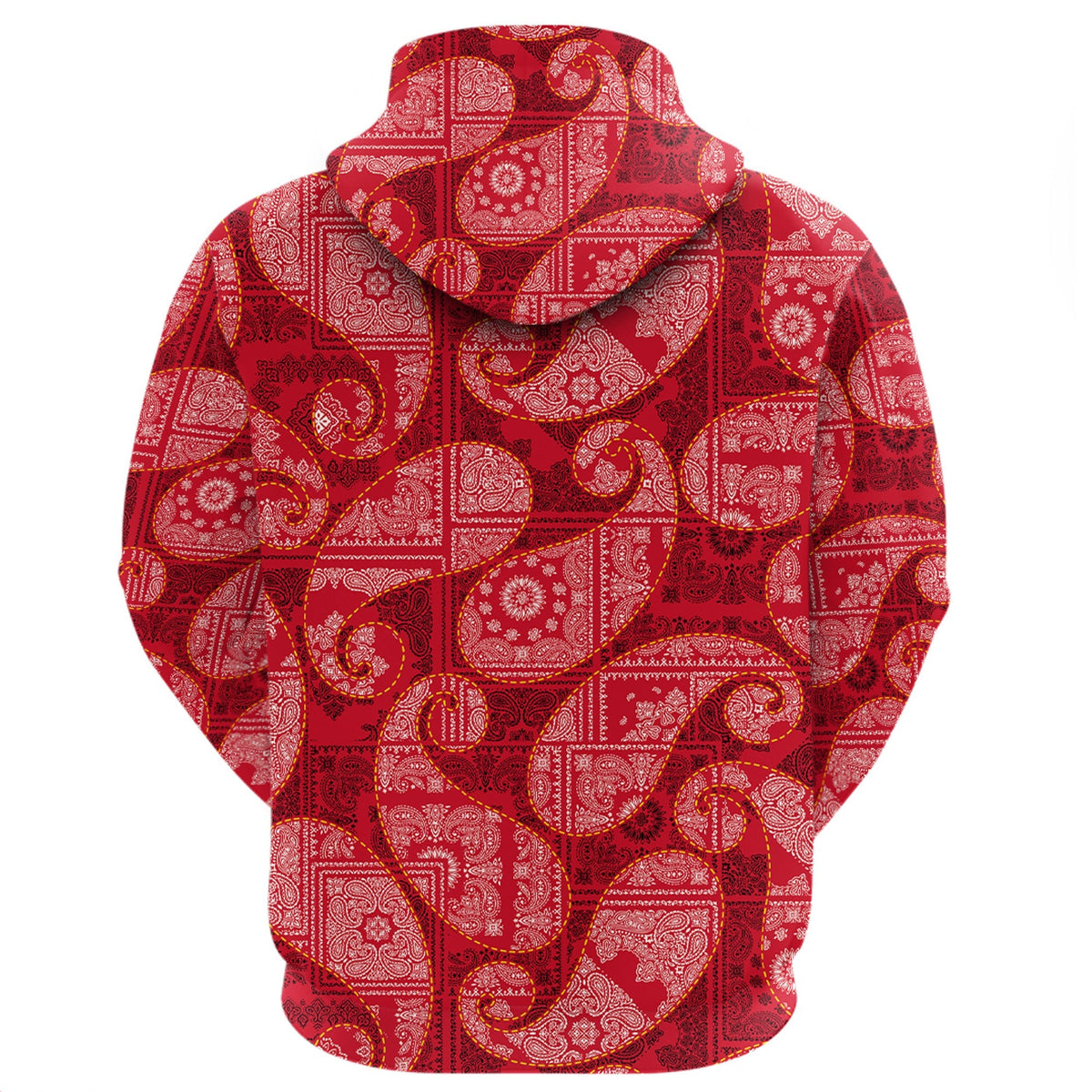 Paisley Bandana Hoodie Pattern Seamless Ver.49 RLT13 - Wonder Print Shop