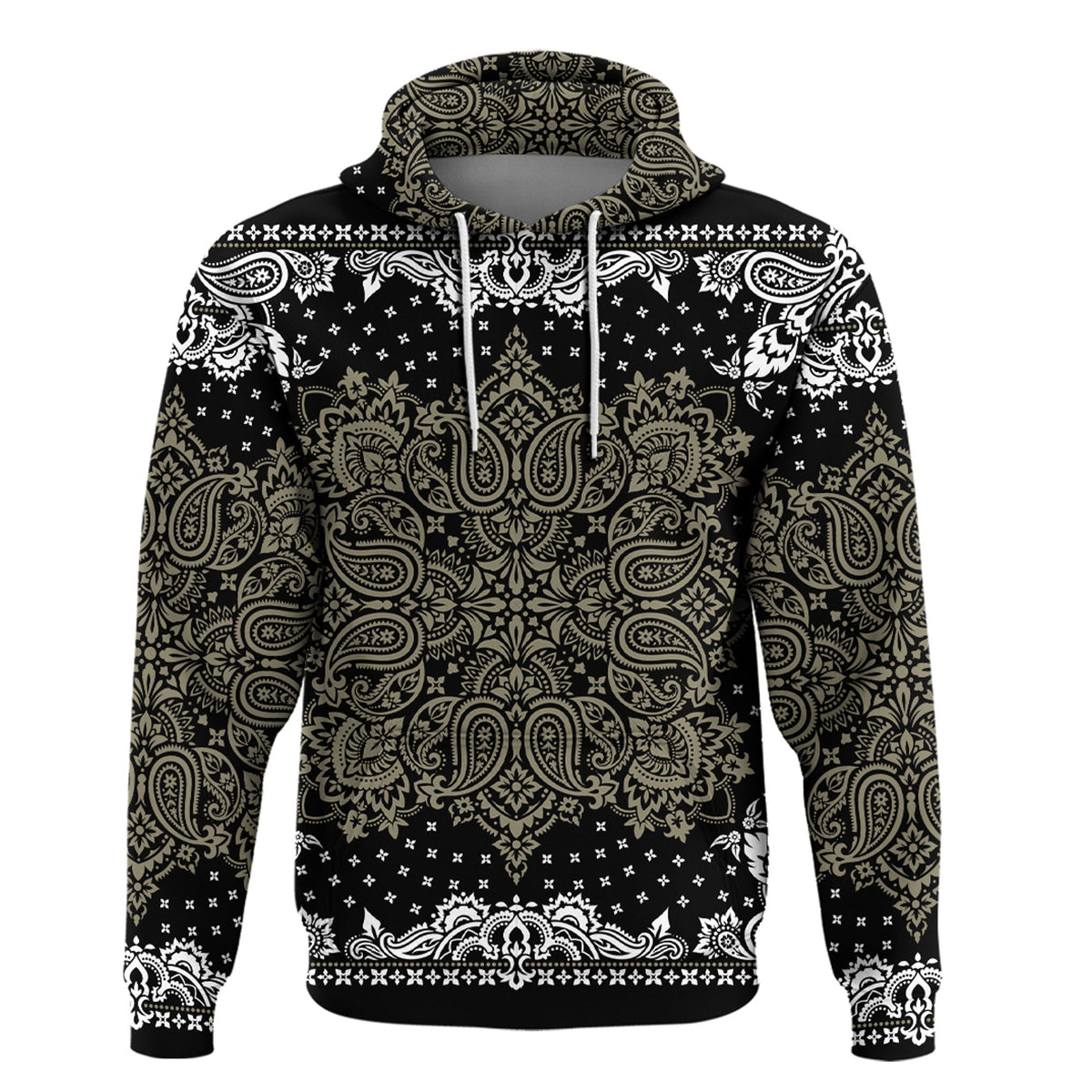 Paisley Bandana Hoodie Pattern Seamless Ver.22 RLT13 - Wonder Print Shop