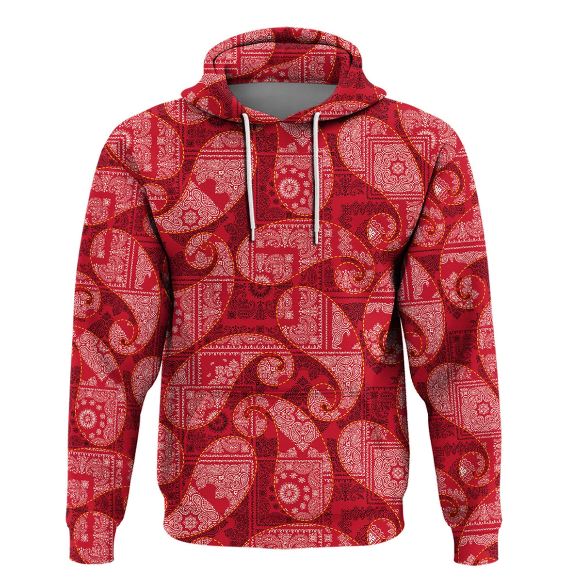 Paisley Bandana Hoodie Pattern Seamless Ver.49 RLT13 - Wonder Print Shop