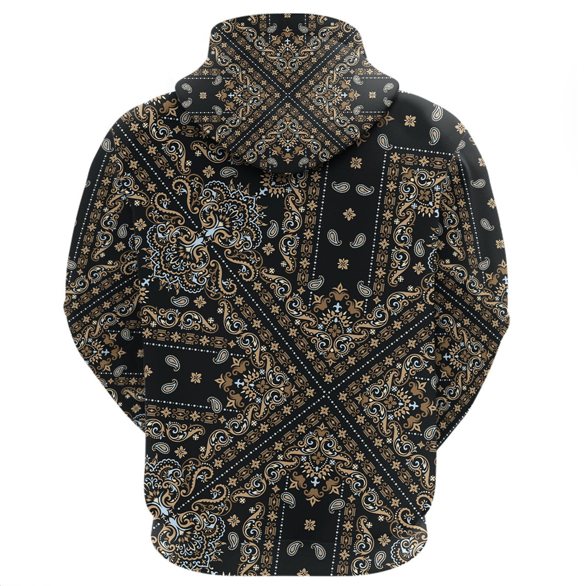 Paisley Bandana Hoodie Pattern Seamless Ver.46 RLT13 - Wonder Print Shop