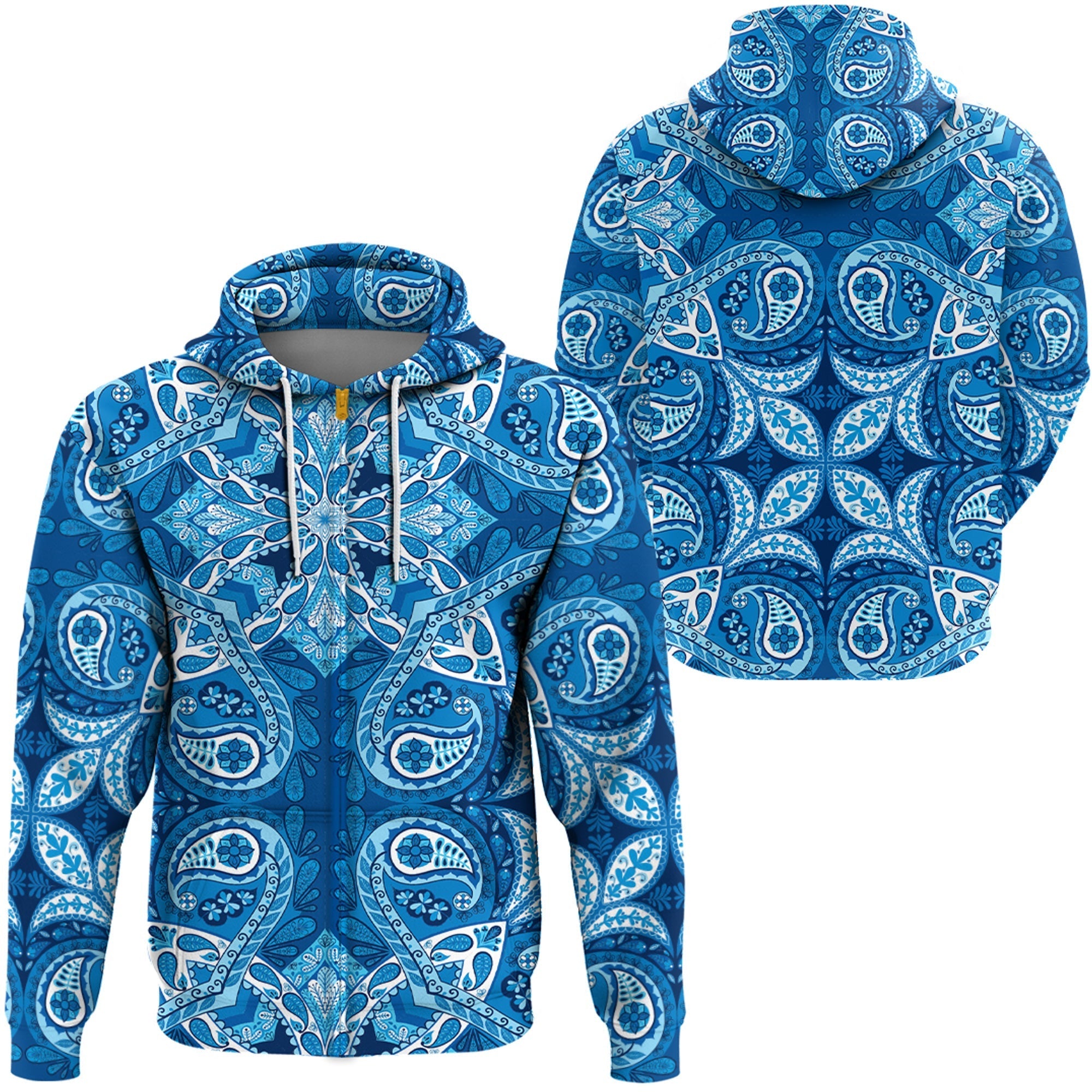 Paisley Bandana Hoodie Pattern Seamless Ver.34 RLT13 - Wonder Print Shop