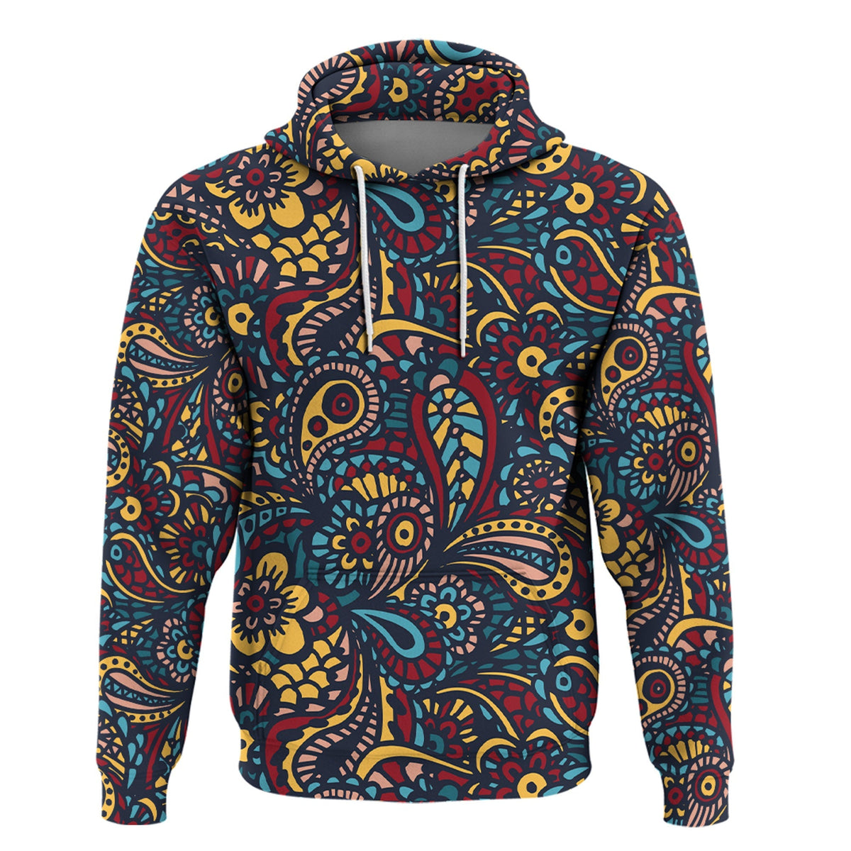 Paisley Bandana Hoodie Pattern Seamless Ver.24 RLT13 - Wonder Print Shop