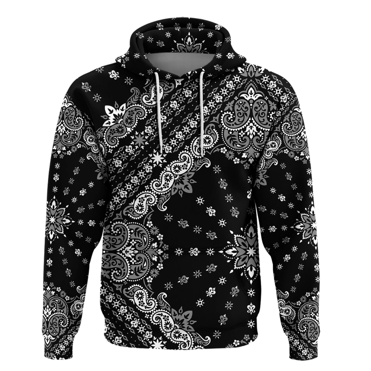 Paisley Bandana Hoodie Pattern Seamless Ver.52 RLT13 - Wonder Print Shop