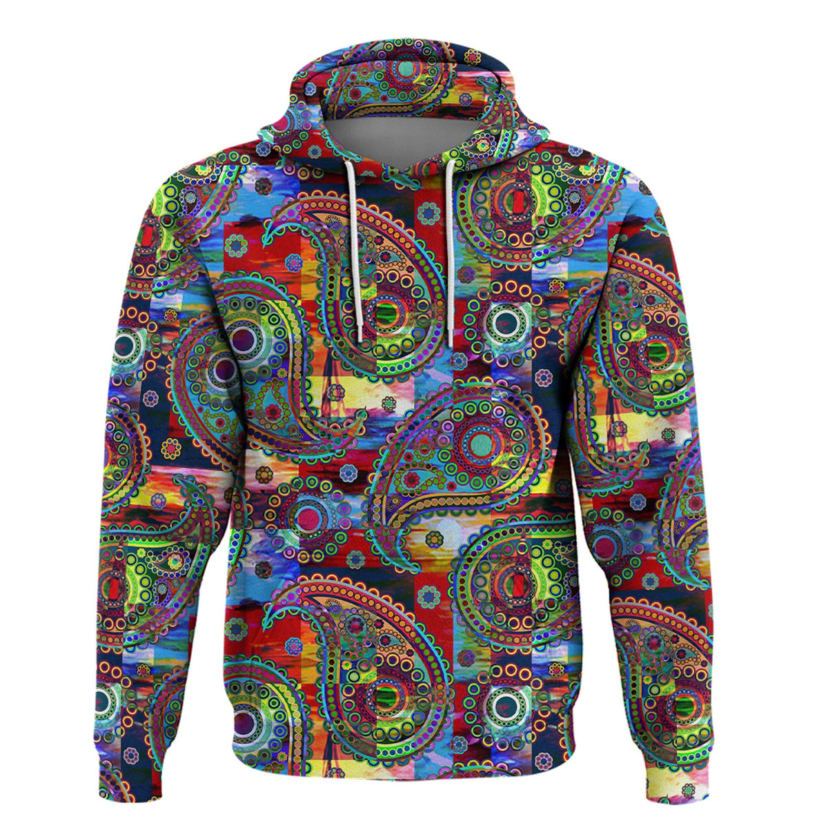 Paisley Bandana Hoodie Pattern Seamless Ver.31 RLT13 - Wonder Print Shop