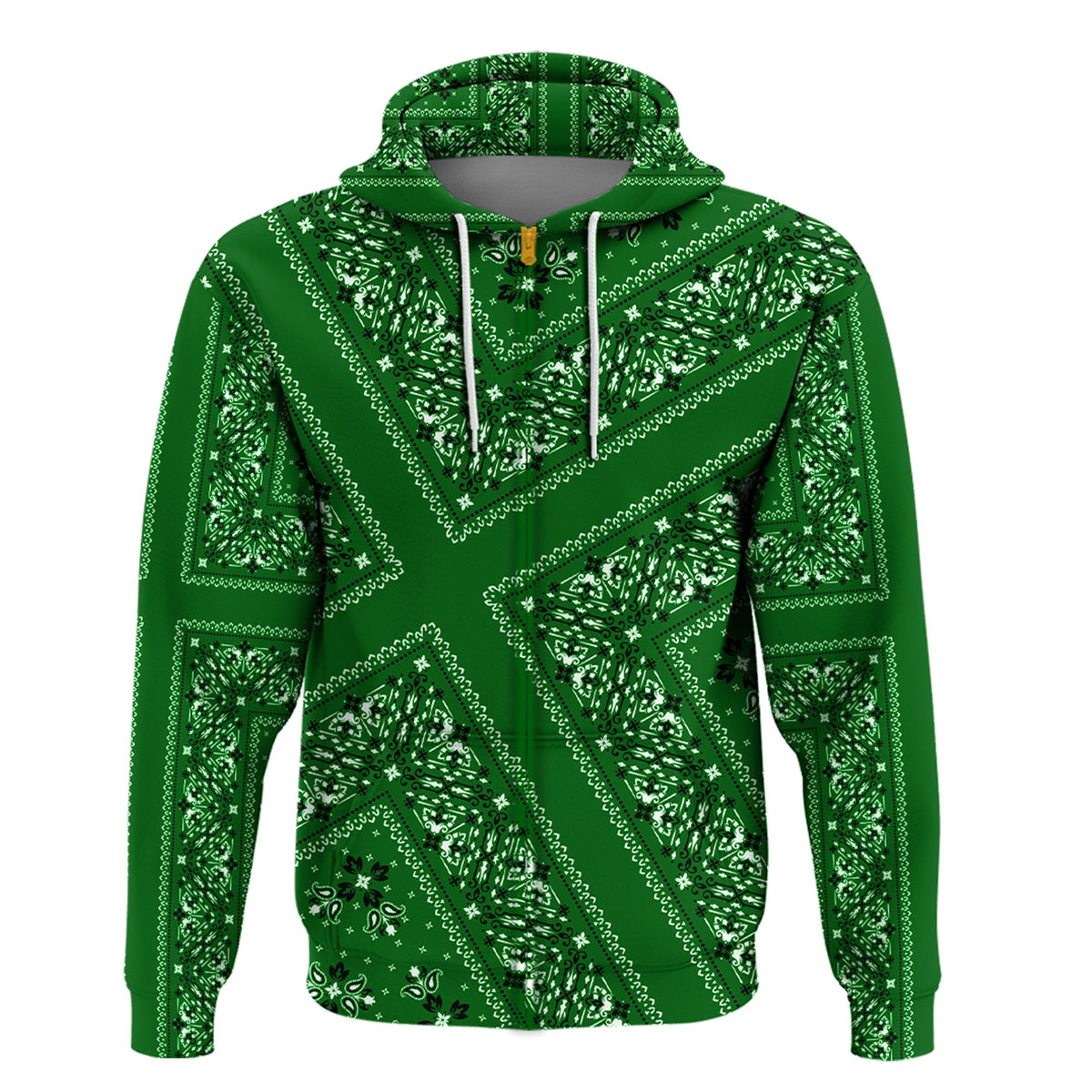 Paisley Bandana Hoodie Pattern Seamless Ver.72 RLT13 - Wonder Print Shop