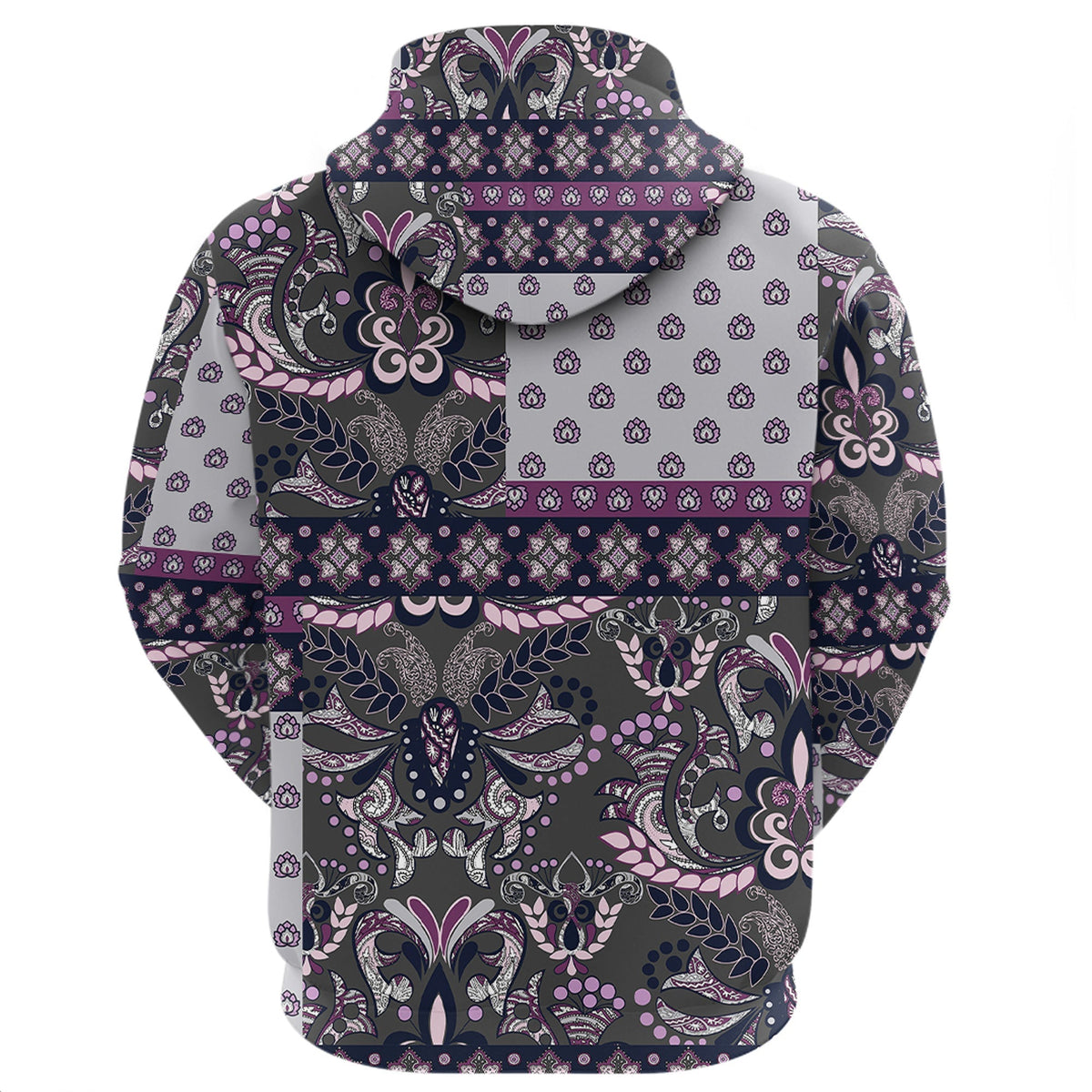 Paisley Bandana Hoodie Pattern Seamless Ver.44 RLT13 - Wonder Print Shop