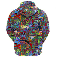Paisley Bandana Hoodie Pattern Seamless Ver.31 RLT13 - Wonder Print Shop