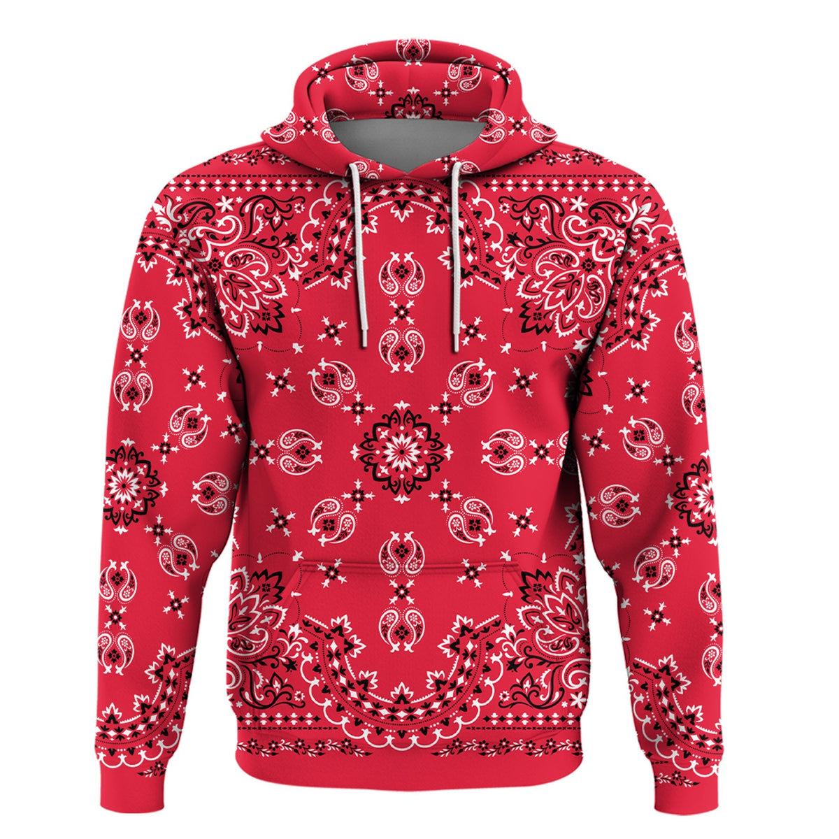 Paisley Bandana Hoodie Pattern Seamless Ver.27 RLT13 - Wonder Print Shop