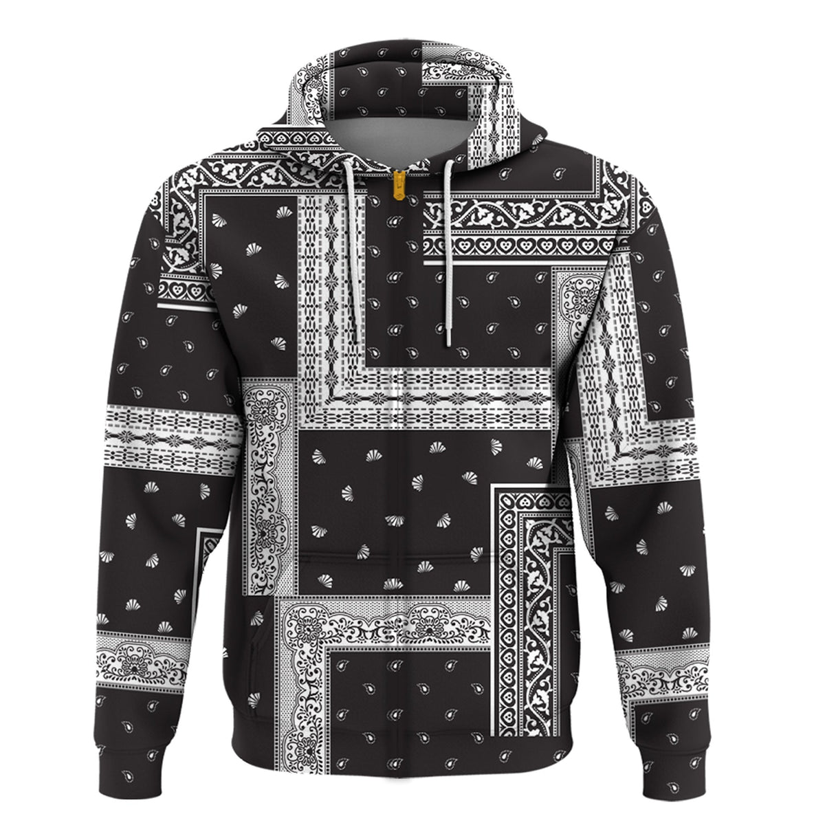 Paisley Bandana Hoodie Pattern Seamless Ver.02 RLT13 - Wonder Print Shop