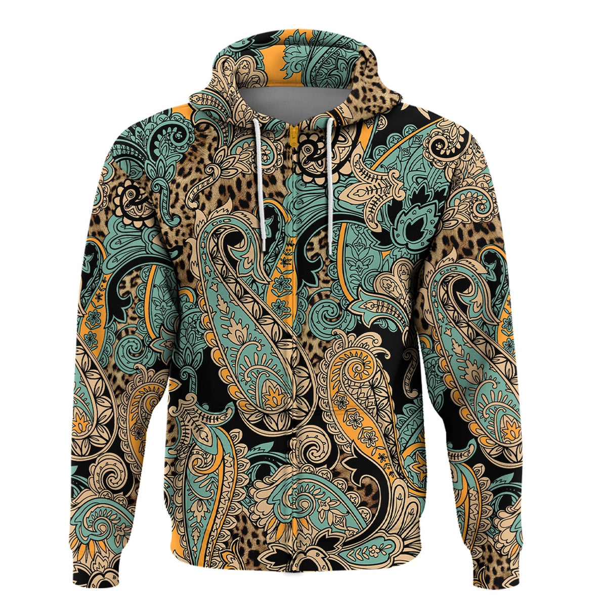 Paisley Bandana Hoodie Pattern Seamless Ver.16 RLT13 - Wonder Print Shop