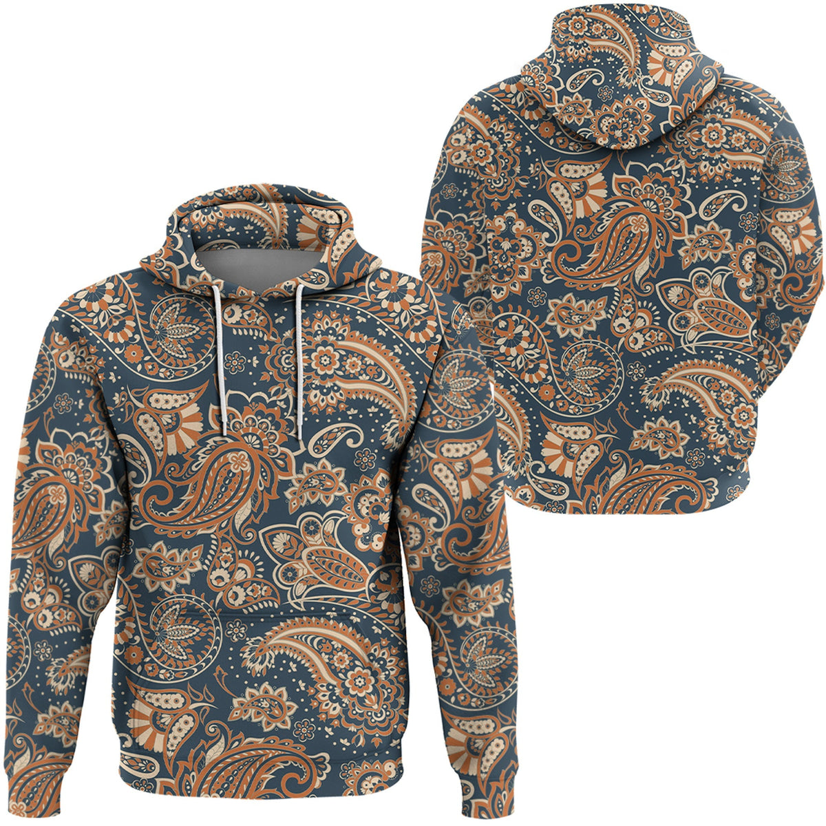 Paisley Bandana Hoodie Pattern Seamless Ver.03 RLT13 - Wonder Print Shop