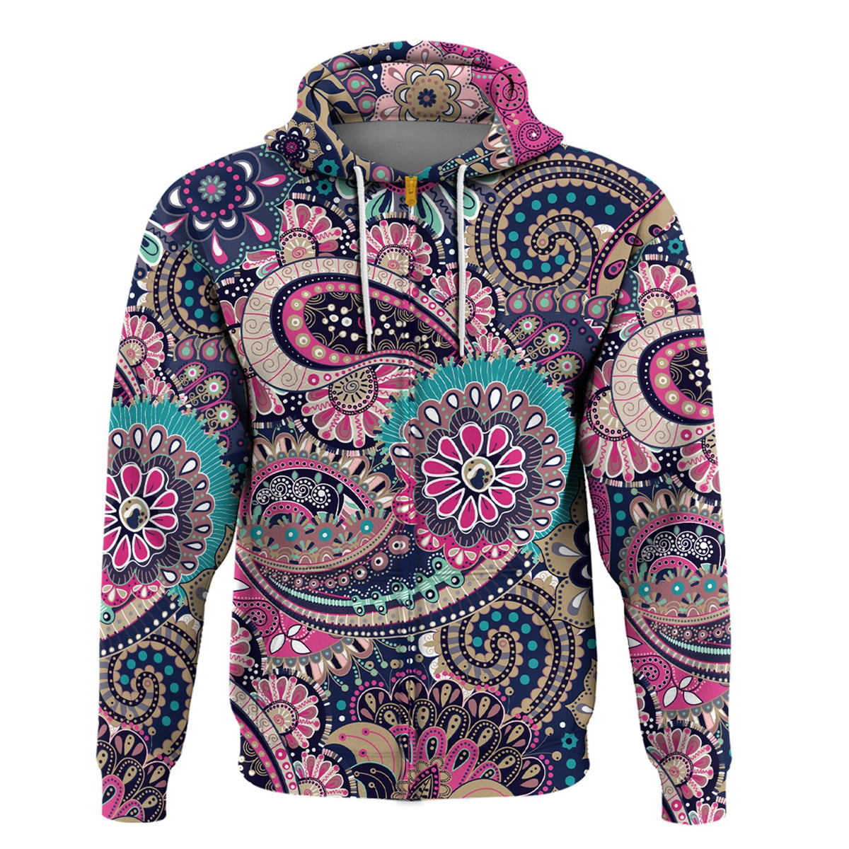 Paisley Bandana Hoodie Pattern Seamless Ver.09 RLT13 - Wonder Print Shop