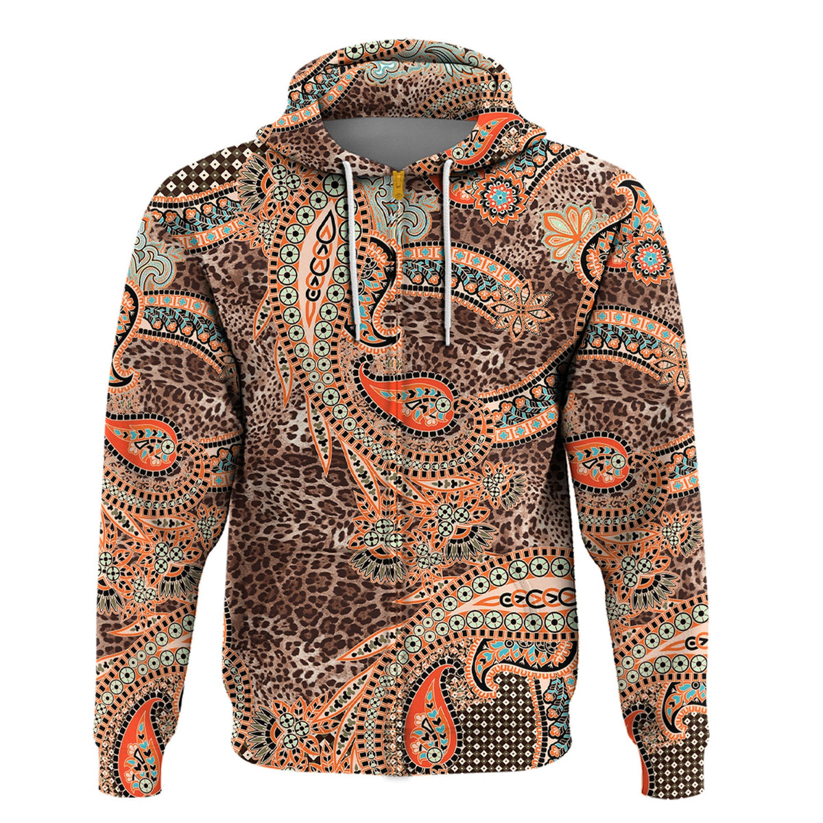 Paisley Bandana Hoodie Pattern Seamless Ver.12 RLT13 - Wonder Print Shop