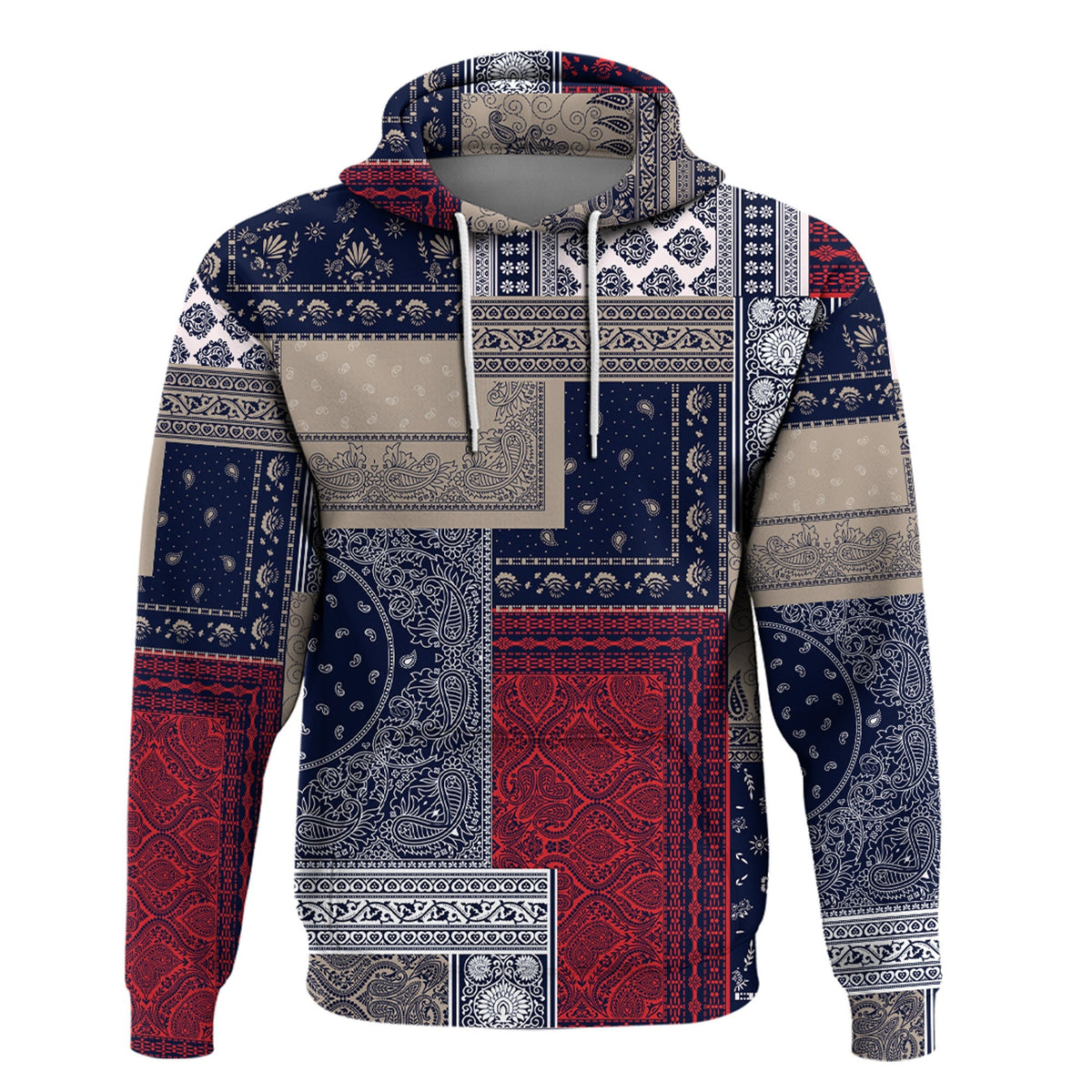 Paisley Bandana Hoodie Pattern Seamless Ver.05 RLT13 - Wonder Print Shop