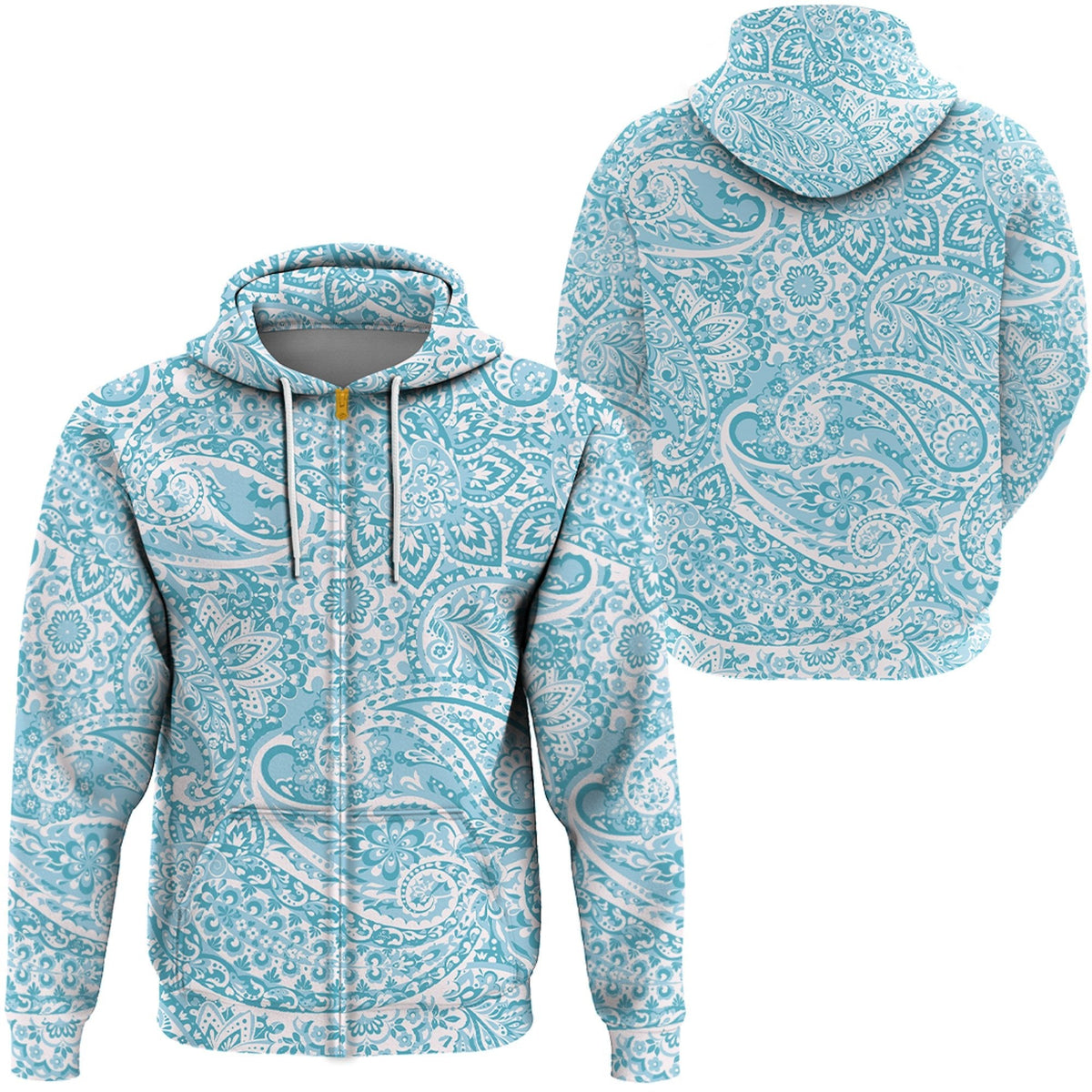 Paisley Bandana Hoodie Pattern Seamless Ver.26 RLT13 - Wonder Print Shop