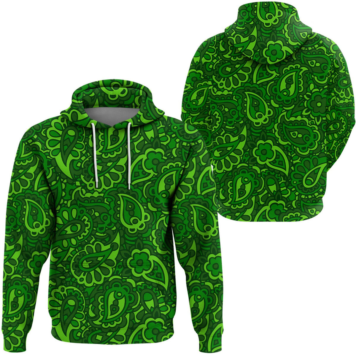 Paisley Bandana Hoodie Pattern Seamless Ver.13 RLT13 - Wonder Print Shop