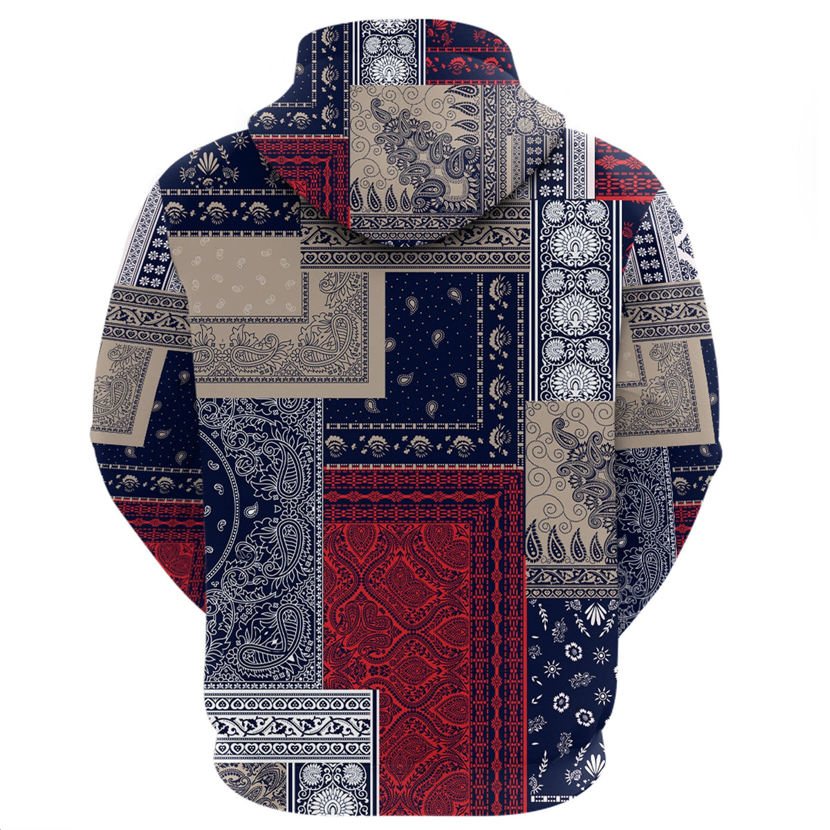 Paisley Bandana Hoodie Pattern Seamless Ver.05 RLT13 - Wonder Print Shop