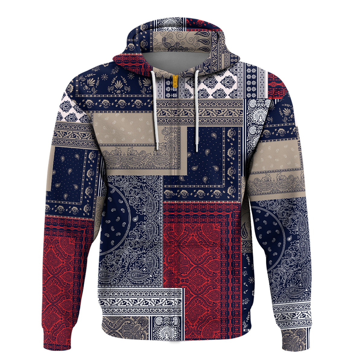 Paisley Bandana Hoodie Pattern Seamless Ver.05 RLT13 - Wonder Print Shop