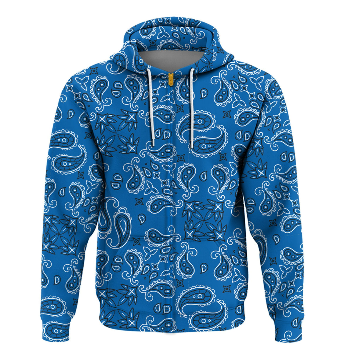 Paisley Bandana Hoodie Pattern Seamless Ver.25 RLT13 - Wonder Print Shop