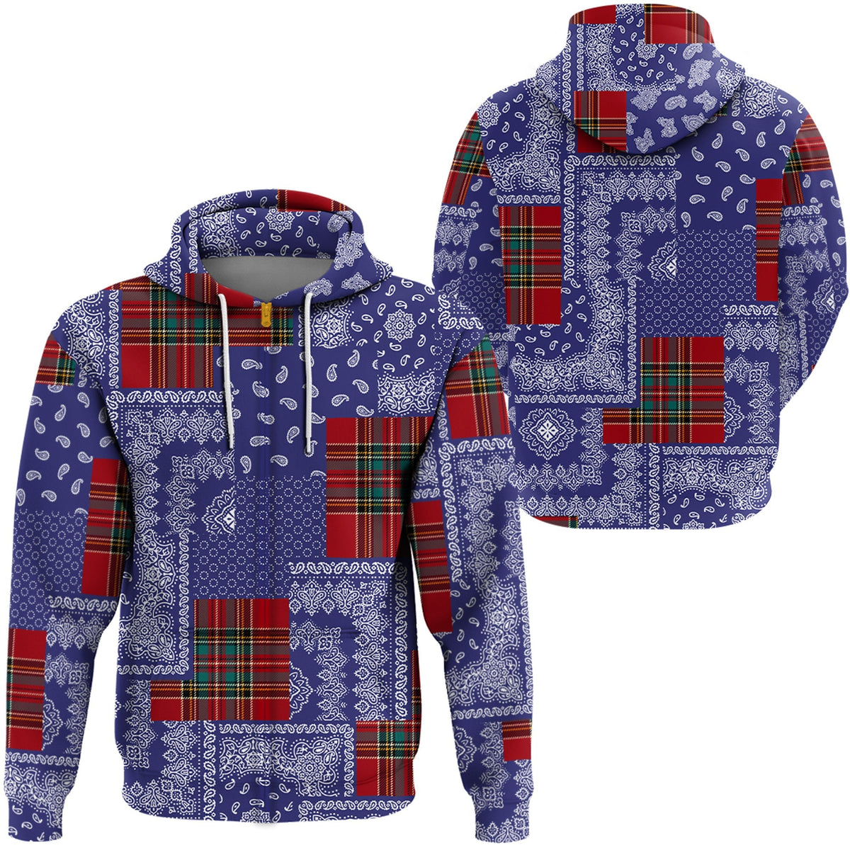 Paisley Bandana Hoodie Pattern Seamless Ver.14 RLT13 - Wonder Print Shop