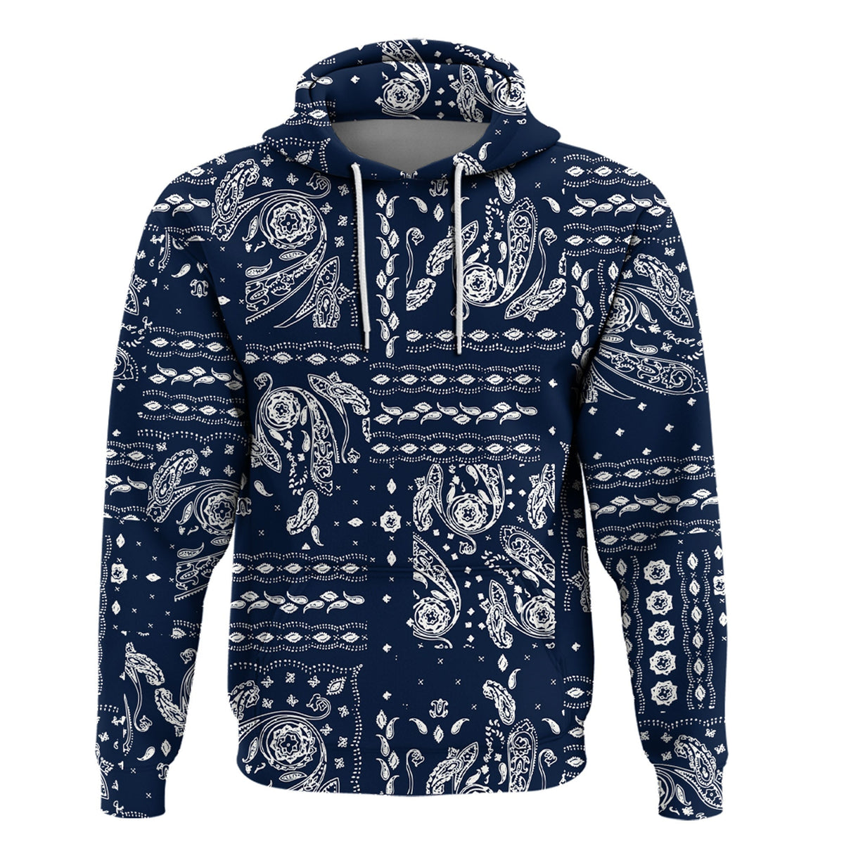 Paisley Bandana Hoodie Pattern Seamless Ver.39 RLT13 - Wonder Print Shop