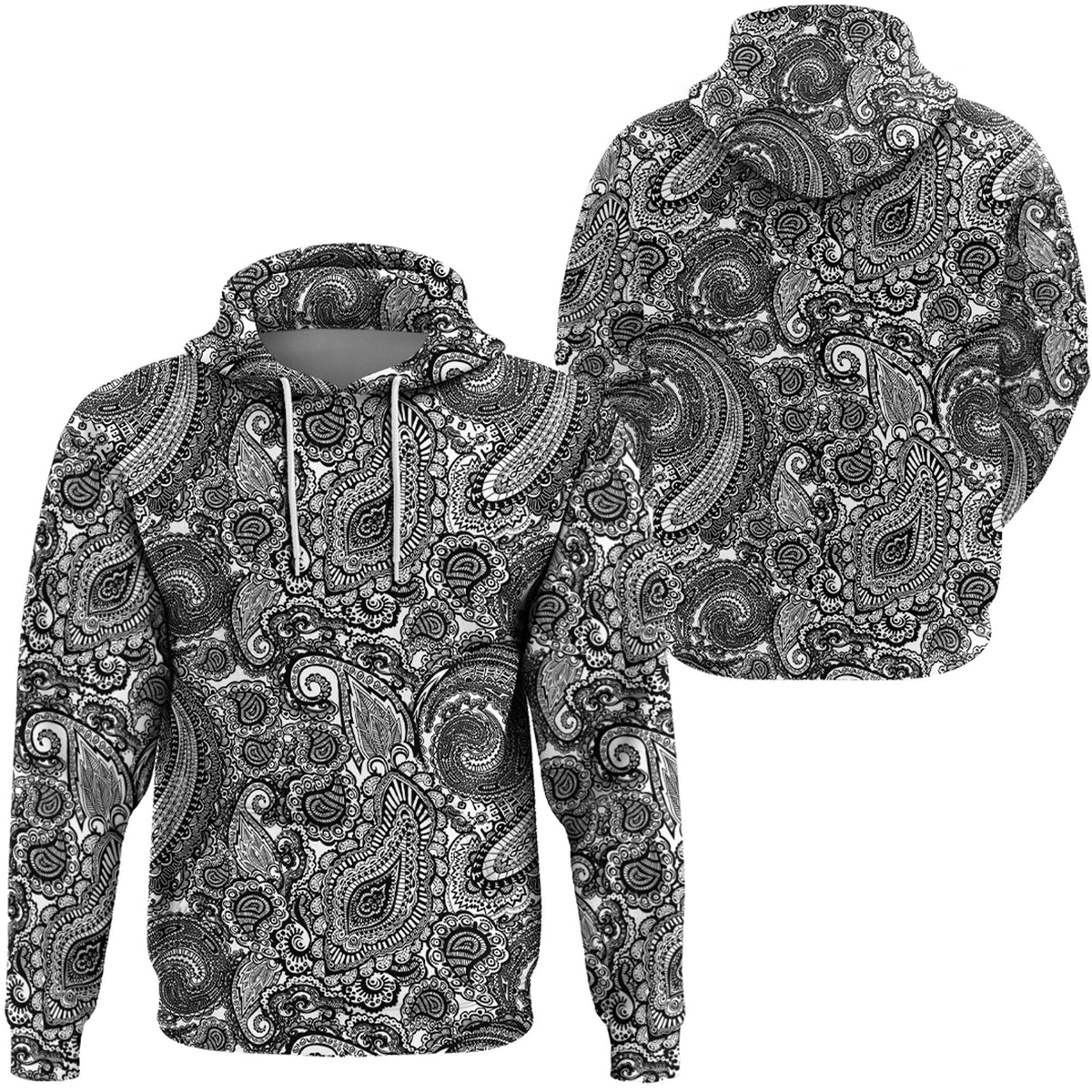 Paisley Bandana Hoodie Pattern Seamless Ver.04 RLT13 - Wonder Print Shop