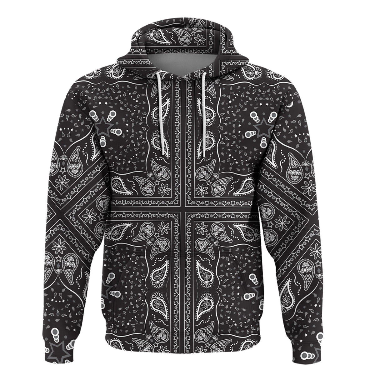 Paisley Bandana Hoodie Pattern Seamless Ver.07 RLT13 - Wonder Print Shop