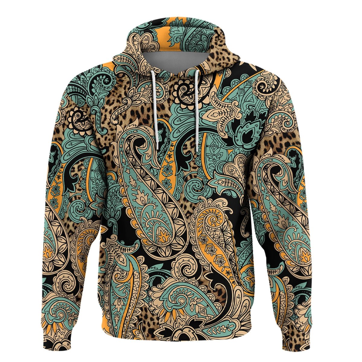 Paisley Bandana Hoodie Pattern Seamless Ver.16 RLT13 - Wonder Print Shop