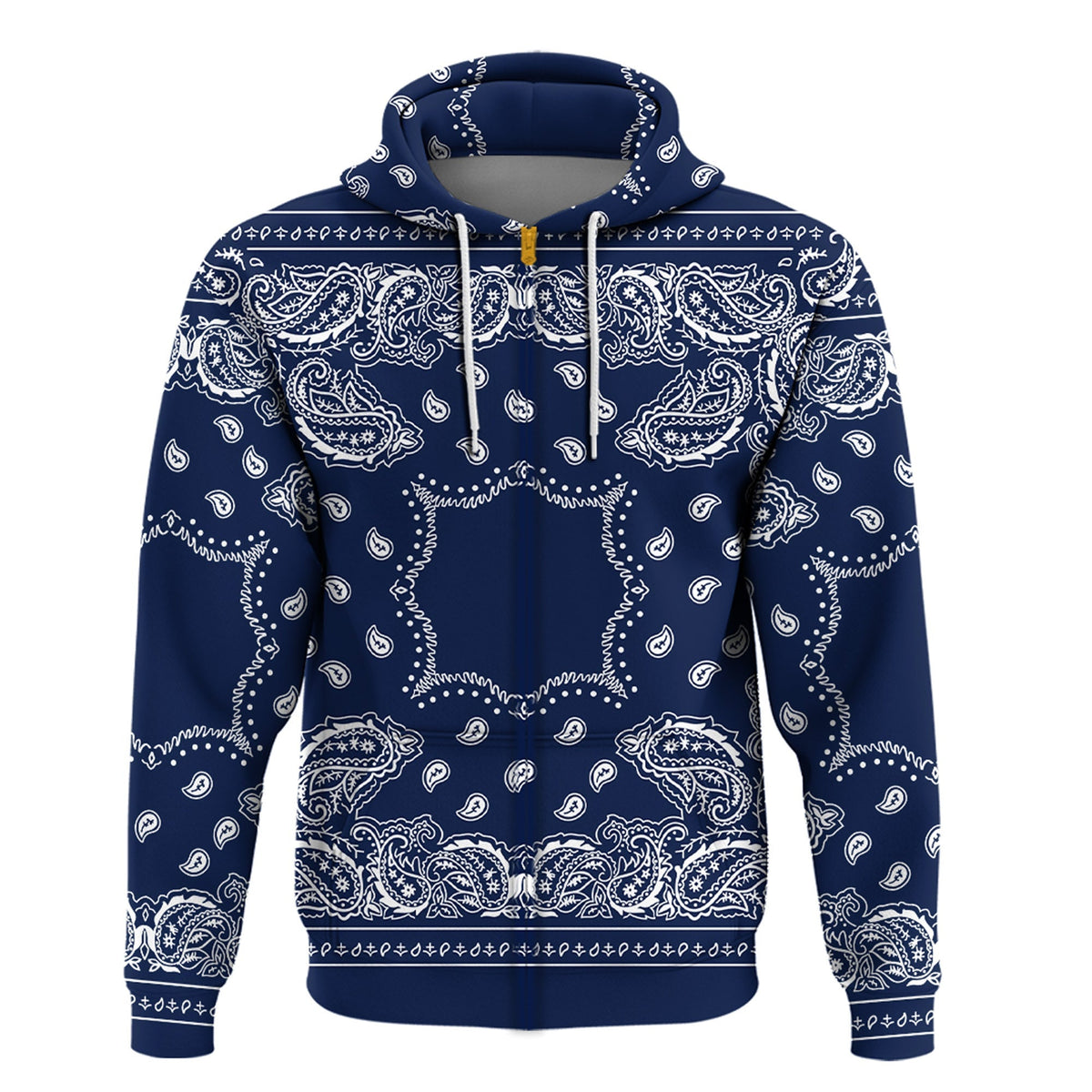 Paisley Bandana Hoodie Pattern Seamless Ver.20 RLT13 - Wonder Print Shop