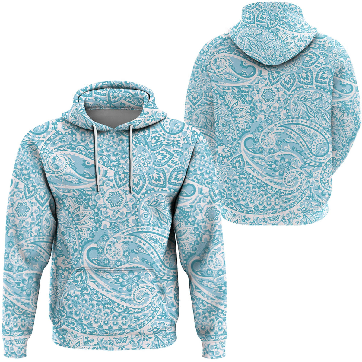 Paisley Bandana Hoodie Pattern Seamless Ver.26 RLT13 - Wonder Print Shop