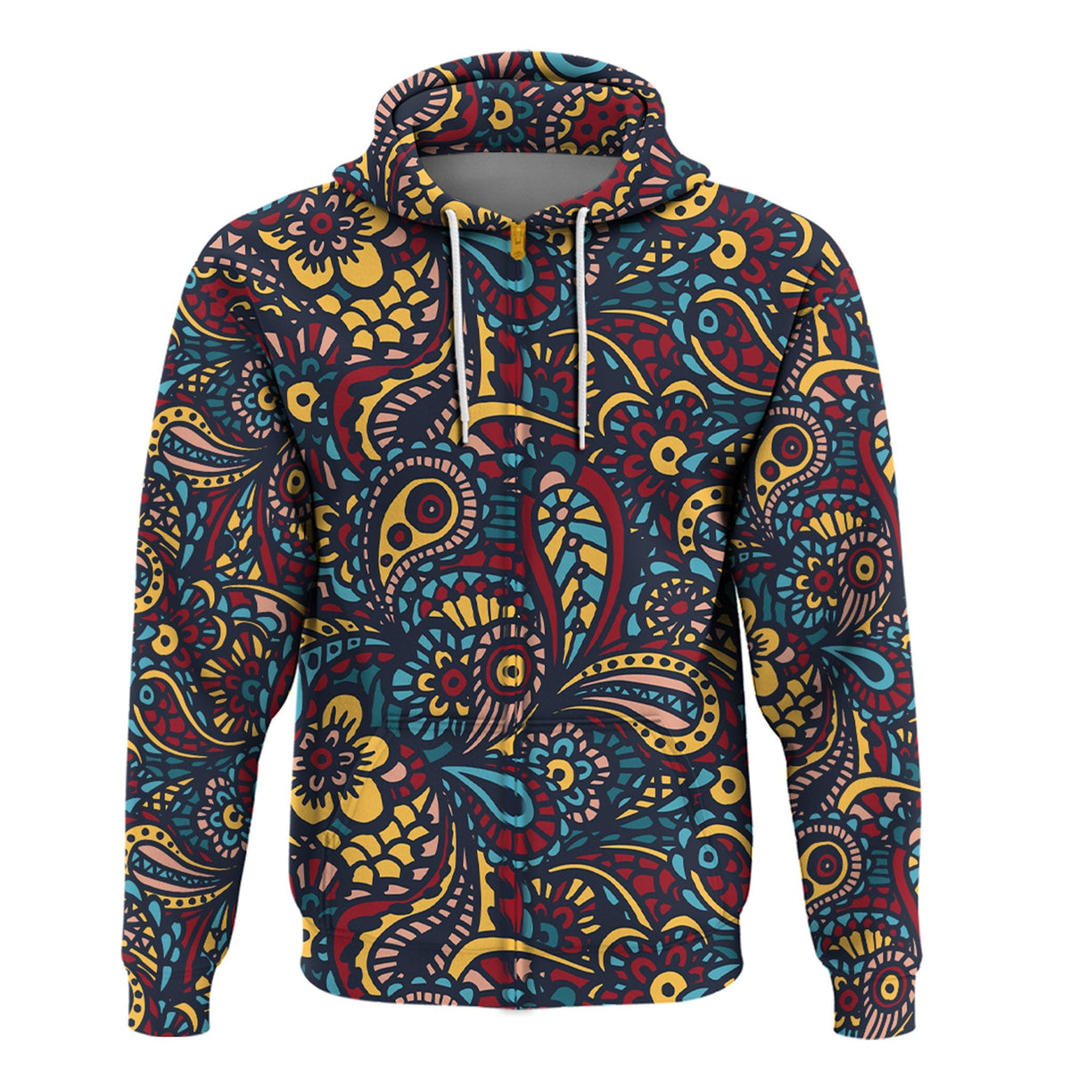 Paisley Bandana Hoodie Pattern Seamless Ver.24 RLT13 - Wonder Print Shop