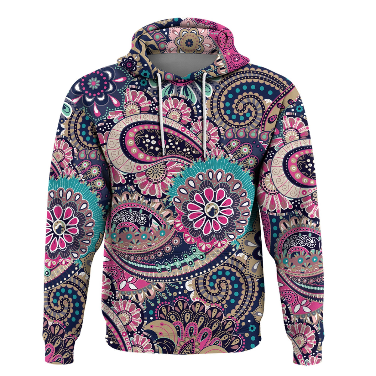 Paisley Bandana Hoodie Pattern Seamless Ver.09 RLT13 - Wonder Print Shop