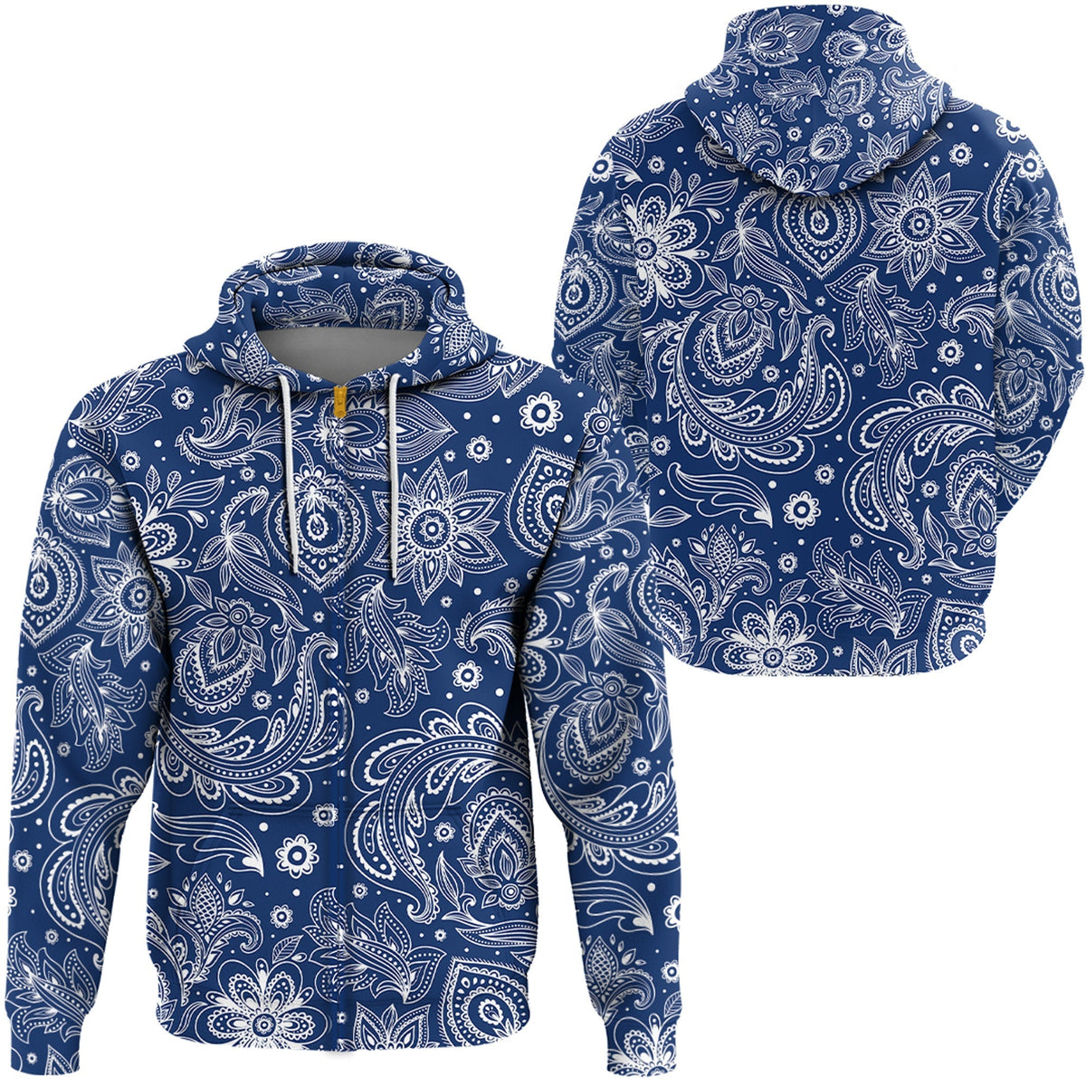 Paisley Bandana Hoodie Pattern Seamless Ver.06 RLT13 - Wonder Print Shop