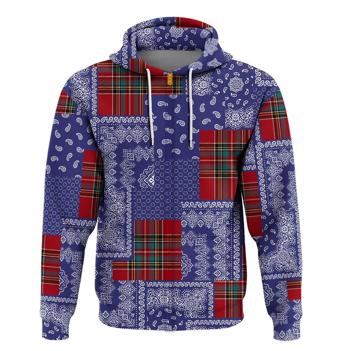 Paisley Bandana Hoodie Pattern Seamless Ver.14 RLT13 - Wonder Print Shop